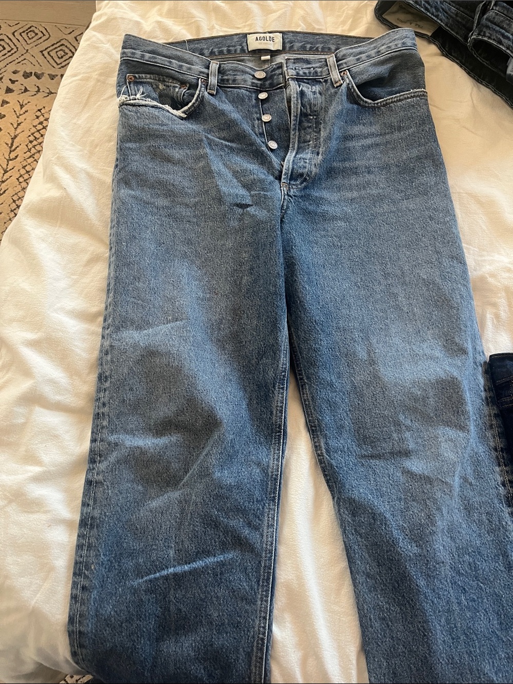 Agolde MidRise 90s Jean in Hooked - Picture 2 of 5